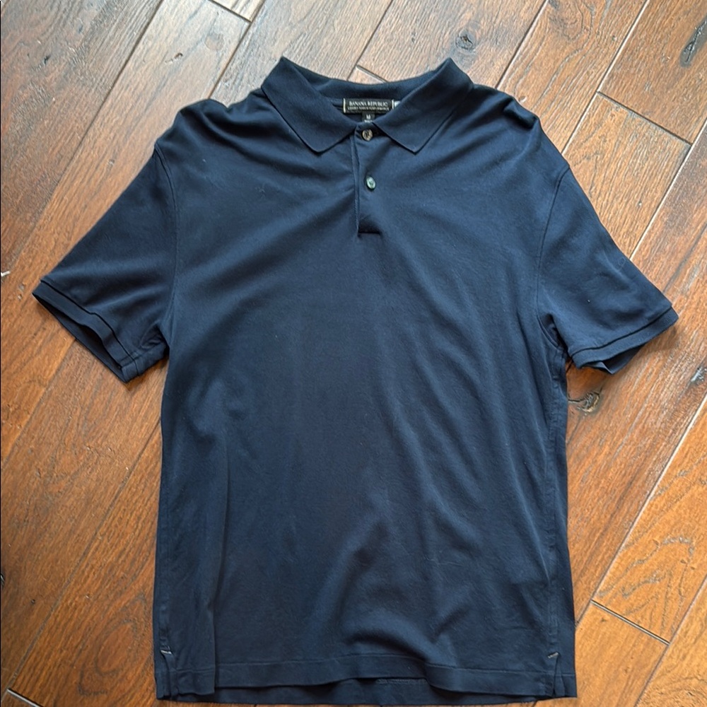 Banana Republic Navy Polo Shirt Classic Design